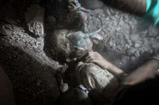 Palestinians rescue a wounded girl from under the rubble of a destroyed building following an Israeli airstrike in Khan Younis refugee camp, southern Gaza Strip, Tuesday, Nov. 7, 2023.
by Mohammed...