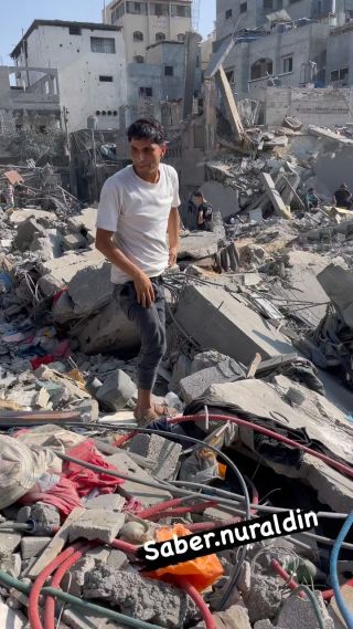 Jabaliya refugee camp in the northern Gaza Strip 📸 EPA / Mohammed Saber
#epaimages⁠
#Israel #Gaza #Palestine #IsraelPalestineconflict #AlShatea #airstrike #غزة #فلسطين🇵🇸...