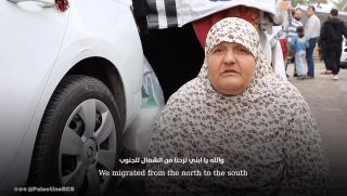 |‏أم جميل ، نازحة في مقر الجمعية في ⁧‫#خانيونس‬⁩ تروي معاناة النزوح من ⁧‫#غزة‬⁩ والمشاهد المروعة 💔التي...