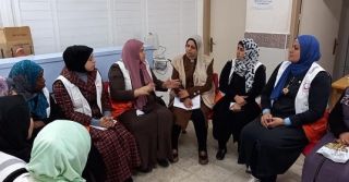 |فريق الصحة النفسية يعمل على تقديم انشطة الدعم النفسي الاجتماعي لمقدمي الخدمات من الإسعاف 🚑والمتطوعين في...