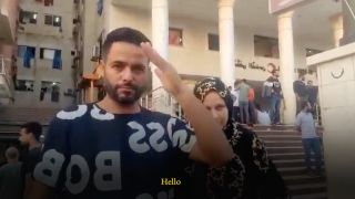 |🤚❣ A family of deaf individuals sought refuge at Al-Quds Hospital after their home was bombed. They share their struggles and the hardships their children face amidst ongoing shelling around...