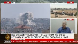 |Marwan Jilani, the Director General of the PRCS: 

â€œThis is just a drop in the ocean relative to the needs of Gaza. The Egyptian Red Crescent has many trucks that are packed - they are loaded...