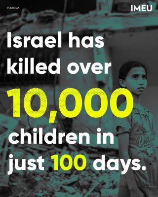 Israel’s genocidal assault has killed children at a rate of 100 per day for 100 days now. 

Palestinian children can’t take another day of this. 

Many of them will not live to see tomorrow—a...