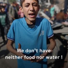 |ðŸ”´
Yousef Abdullah, a voice from the heart of the crisis in Gaza. The toll of the Israeli aggression has left his family without essentialsâ€”no food, no water, not even bread. Forced...