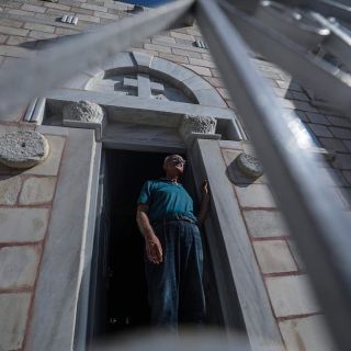 The Greek Orthodox Church destroyed during the the bombardment  during the #gazawar #gaza #epaimages #palestine