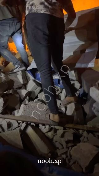 |الحمد الله بفضل ربنا وسرعة وصول جهاز الدفاع المدني طلع بخير و بصحة جيدة #palestine #gaza_under_attack_now|