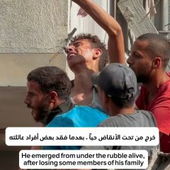 |محمد طلع عايش بعدما فقد بعض أفراد عائلته 💔😓 #gazaunderattack #gazaunderattacks #gazaunderattackk #gazaunderattack🇵🇸🇩🇿|