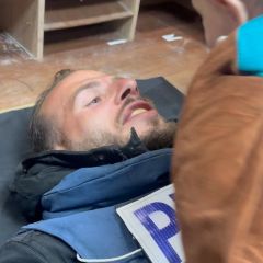 |بعد ليلة داميه وقاصية اتصبح في هل قمر هاد #غزة #غزة_تحت_القصف|