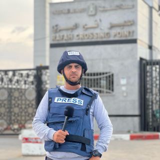 |من أمام معبر رفح البري  جنوب #غزّة|
