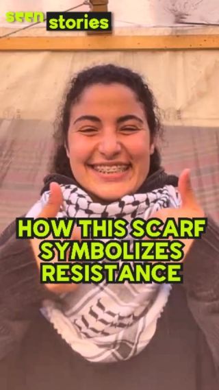 The Palestinian Keffiyeh

This black and white scarf is globally recognized as a symbol of Palestinian liberation. Bisan tells us what it means, why people wear it and how it came to be part of...
