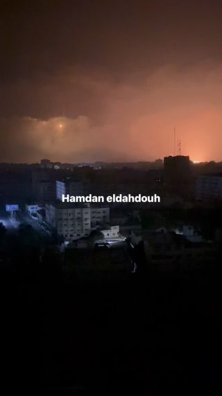 |غارات عنيفة جدا ومتواصلة علي منطقة الشيخ عجلين وتل الهوا والزيتون وكل مناطق مدينة غزة والشمال Very continuous raids on...