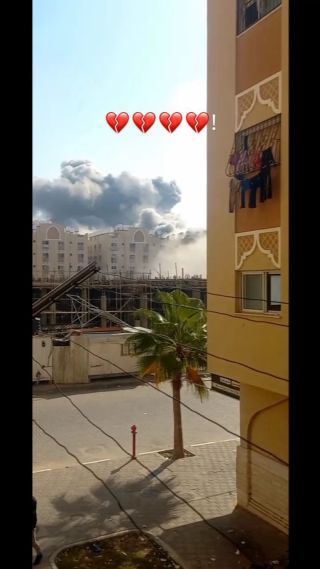 |من استهداف جيش الاحتلال لأبراج حمد في غزة 💔💔! 
#gaza_today🇵🇸 
#gaza_city 
#free_palestine🇵🇸 #gaza💔 #غزة💔🇵🇸...