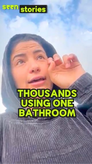 Even Using The Bathroom Is A Struggle

'It's crowded because thousands use the same bathroom in shelters without water.' Gazan journalist Bisan shows us the daily struggle she faces to just go to the...