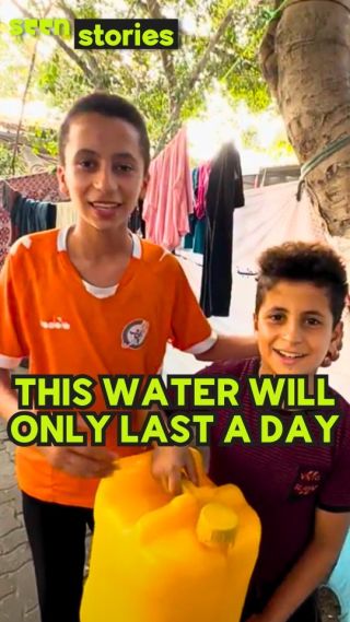 Children In Gaza Are Thirsty

‘As long as we find clean water, we fill. It’s the hardest thing to do in a day.' Hamza and Mustafa take us along on their journey to find clean drinking water. They...