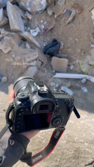 |رغم الاستهدافات ورغم منازلنا يلي دمروا والناس يلي استشهدوا ، راح نضل ننقل الصورة للعالم شو بسير بغزة من...
