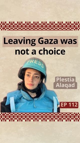 EPISODE 112 // More Time with Plestia Alaqad

This week Lara and Michael sit down with Plestia Alaqad one of the leading voices from the ground in Gaza. She’s a primary source who survived and...