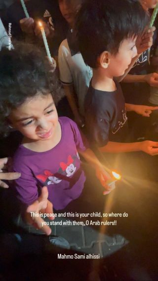 |احنا بنخافش 💔🥺

This is peace and this is your child, so where do you stand with them, O Arab rulers!!

#غزة #اطفالنا #اطفال #غزة_هاشم...