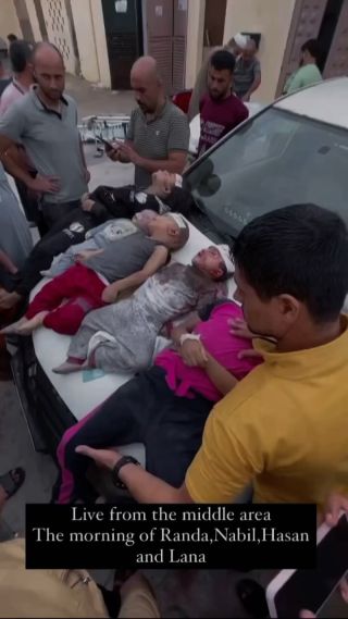 |هذه الملائكة النائمة 💔..
التي قضت ليلة أمس بفعل الغارات على بيوت المدنيين الآمنين في مخيم النصيرات وسط قطاع...