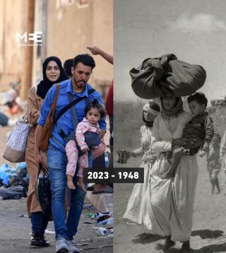75 years have passed between the two pictures of the same people, and killing is still being carried out on them. It is the Palestinian people . 🇵🇸
Israel kills Palestinians in Gaza
#غزة...