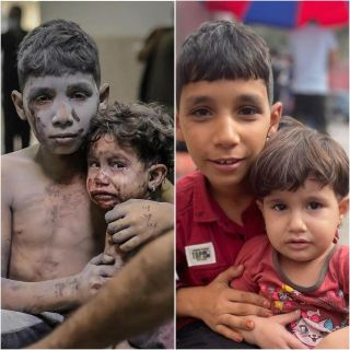 نجا زوج الشقيقين معياد وسما من الغارة الجوية الإسرائيلية في غزة. قام معياد بحماية شقيقته الصغرى سما خلال...