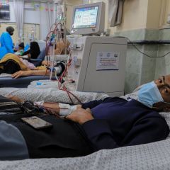 معاناة فوق المعاناة لمرضى غسيل الكلى في رفح جنوب قطاع غزة #صور من قسم غسيل الكلى بمستشفى ابويوسف النجار ...