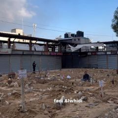 تحول سوق جباليا الى مقبرة جماعيا بسبب حصار الاحتلال الصهيونيJabalia market turned into a mass grave due to the siege of the Zionist...