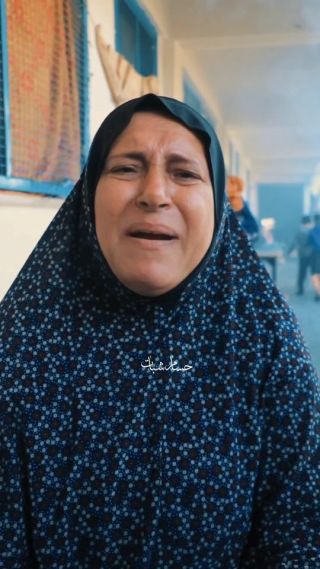 This elderly woman was shocked when she witnessed the extensive damage in Beit Hanoun city. She hopes for an end to the war and to return to set up her tent in a place of safety and security.

هذه...
