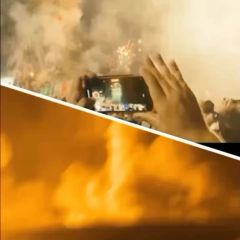 |بينما يحتفل العالم بالعام الجديد، يُقتل الآلاف من أطفال غزة، وتستمر الحـ ـرب على غزة ليومها السابع...