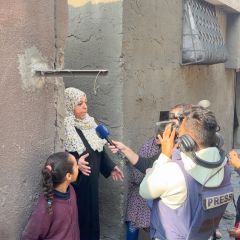 |اثار الدمار بمخيم النصيرات منزل عائلة القطشان #غزة_تحت_القصف #غزة_تقاوم|