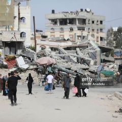 Daily life amid Israeli attacks on Gaza

GAZA CITY, GAZA - MAY 02: Palestinians survive under harsh conditions after Israeli attack, which has continued for months without interruption, turned Omar...