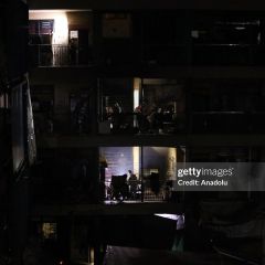 Daily life in Gaza, plunged into darkness by Israel

GAZA CITY, GAZA - APRIL 29: Palestinians meet their electricity needs with batteries and generators as they strive to maintain their daily lives...
