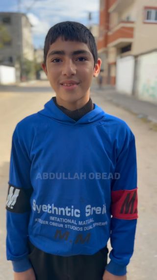 |محمد الكيلاني.. شبل من أشبال غزة لا يهاب الاحتلال "سأبقى في مخيم البريج رغم قصف وتهديدات الجيش الإسرائيلي...
