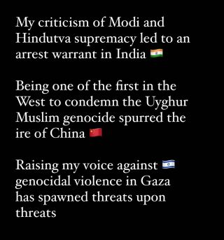 I chose to be scholar and author to highlight global injustices. 

Not be silent and scared as they unfold. 

There’s a scarcity of intellectual courage across academia, particularly on matters...