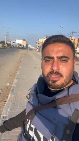 |شاهد كيف أصبح شارع صلاح الدين من دون ناس ولا حركة بعد اجتياح الاحتلال لمخيم #البريج شرق المنطقة الوسطى، هذا...