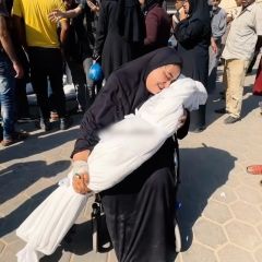 Goodbye, Abdullah. Goodbye. This is how a mother bids farewell to her son in Gaza
مع السلامة يا عبد لله مع السلامة هكذا تودع الام ابنها في غزة