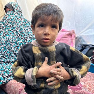 |عائلات فلسطينية نزحت من #خانيونس ومناطق أخرى في قطاع #غزة, هربًا من القصف الإسرائيلي، افترشت الأرض والشوارع...
