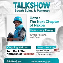 Yuk datang ke event "Ongoing Nakba: Turn Back The Narration of Palestine" by Adara Relief International di Auditorium Lt 2 Perpustakaan Nasional

Terbuka untuk umum dan GRATIS!

Daftar sekarang di...