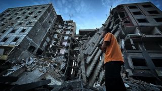 Write a caption... Pictures of the Israeli targeting of the National Productive Bank and residential apartments in the Rimal neighborhood in Gaza City.

Photography: Doaa Al-Baz

#photography...