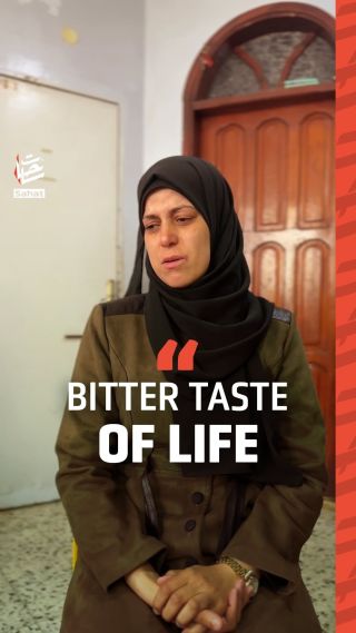 â€œAll of them are insideâ€, are the words of this lady from #Gaza who went out to bring flour for her family, only to find that the Israeli occupation had bombed her house with everyone...