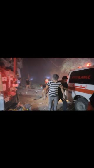 |الحمد لله الذي كتب لنا عمرا جديداً
تعمد الإحتلال على مرتين قصف الطواقم خلال إجلاء الجرحى والشهداء
ومن فضل...