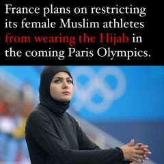 But, theyâ€™re allowing Israel to field athletes while advancing a genocide. 

Islamophobia has its interesting ethical inconsistencies, especially in France ðŸ‡«ðŸ‡·

â€œIn...
