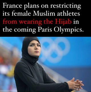 But, theyâ€™re allowing Israel to field athletes while advancing a genocide. 

Islamophobia has its interesting ethical inconsistencies, especially in France ðŸ‡«ðŸ‡·

â€œIn...