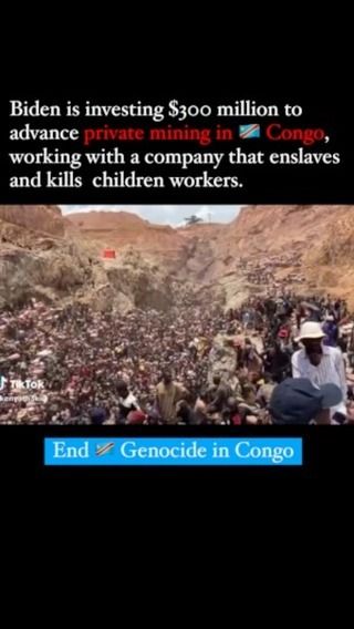 The Biden Administration is set to pay billionaire Dan Gertler $300 million for his mining positions in the Democratic Republic of Congo. 

Gertler is responsible for â€œthousands of child slave...