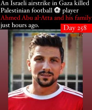 This airstrikes was near the Latin Church in Gaza. 

Pray for him and his family. 

The bombs donâ€™t discriminate between stars and civilians, Christians and Muslims in Gaza. 

#football...