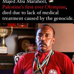 Allah yerhamu. 

The genocide is claiming the lives of luminaries too.

He should be honoured at the coming Paris Olympics, and Israeli athletes denied to participate. 

#olympics #sport #sports