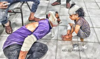 |أنت بخير يا بابا.. رجل مصاب يطمئن على طفلته في مستشفى الاندونيسي 
#غزة_تحت_القصف #غزة_فلسطين|