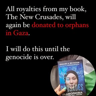 Iâ€™ve done this at the beginning of the genocide and am doing it again. 

Until the genocide is over.  The book will be an engine to defeat Islamophobia and help Gaza orphans. Link in Bio....