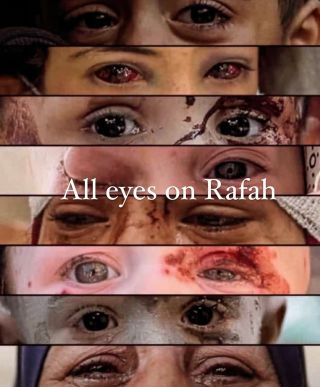 AGAIN. 

And again and again. 

And again. Every day. 

Until the genocide stops. 

Day 234. 

Another Day of Genocide. 
Another flour massacre.
Another Al Shifa siege.
Another uncovered mass...