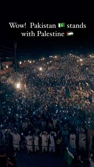 Peshawar doesnâ€™t play when it comes to Gaza!!

MASSIVE protest for Gaza ðŸ‡µðŸ‡¸â€” a reported 1 million +. 

Free Palestine ðŸ‡µðŸ‡¸ 
Free Imran Khan...
