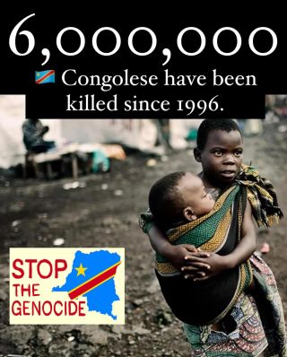 STOP
The Silent 
GENOCIDE 
In the DRC.

I will search out ways to be more informative and helpful in the coming weeks, inshallah. 

â€œSince 1996, conflict in eastern DRC has led to approximately...